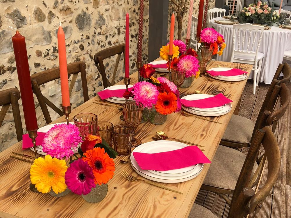 Table de fête sur mesure